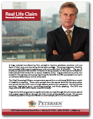 Petersen disability insurance flyer