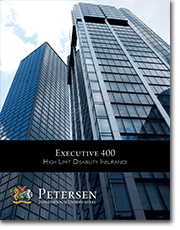 High-rise buildings on insurance cover page