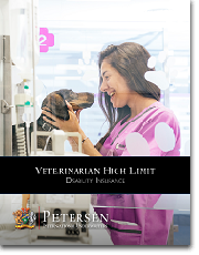 Veterinarian disability insurance advertisement