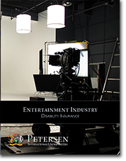 Film studio setup with lighting
