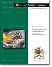 Accident insurance promotional material